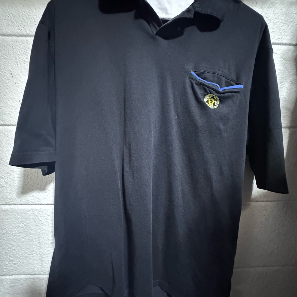 Versace Black Polo Shirt